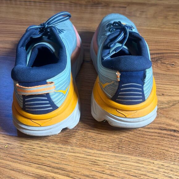 Hoka Women’s One One Bondi 7 Running Sneakers Sz 10 Preowned - Picture 3 of 8